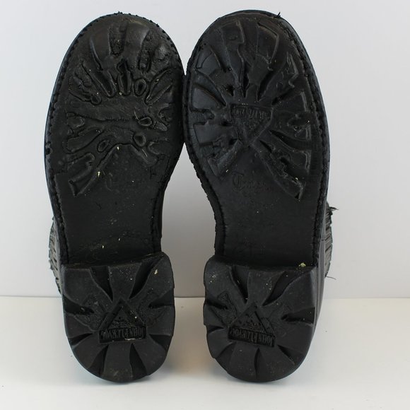 John Fluevog Black Leather Zip Ankle Boots (8 US) main image 10